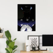 Airman toegewezen aan Base Honor Guard Poster (Thuiskantoor)