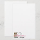 Airmans Lieverd Briefpapier (Voorkant / Achterkant)