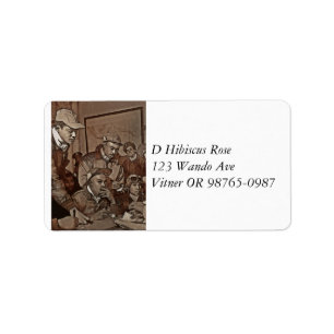 Airmen ontvangen hun orders etiket