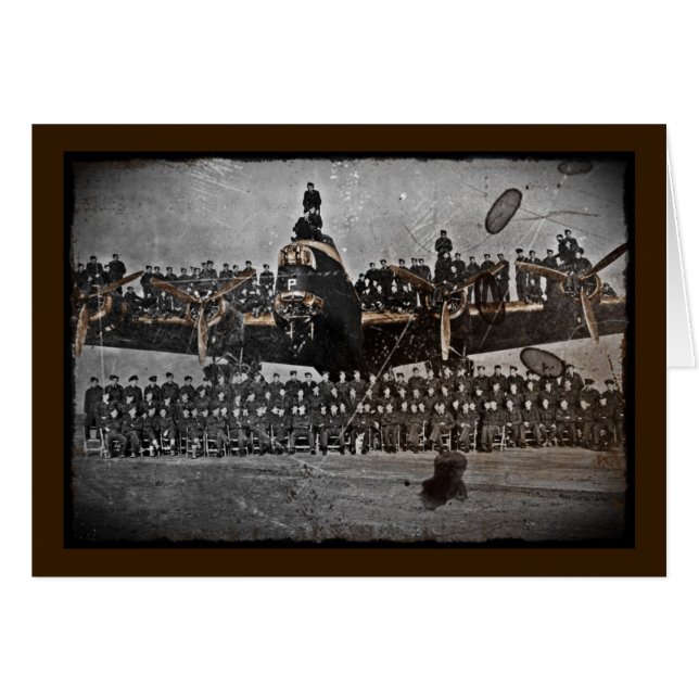Airmen op een Avro Lancaster (Voorkant Horizontaal)