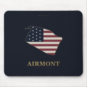 Airmont New York Amerikaanse Silhouette Muismat