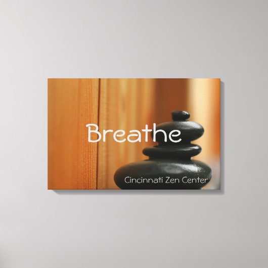 airn Meditation Stones Canvas Afdruk (Voorkant)