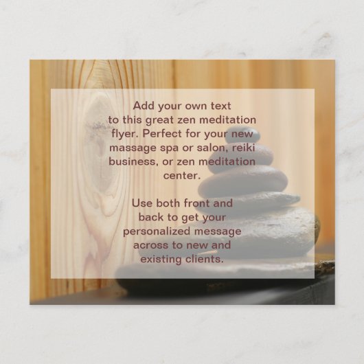 airn Meditation Stones Flyer (Voorkant)