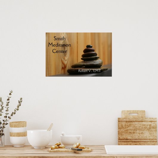 airn Meditation Stones Poster (Keuken)