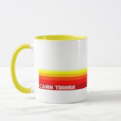 airn Terrier met Stripes Mok (Links)