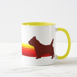 airn Terrier met Stripes Mok