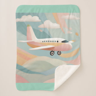 Airplane AI art  Sherpa Deken
