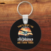 Airplane Aircraft Lot - That's What I Do I Fly Air Sleutelhanger (Voorkant)