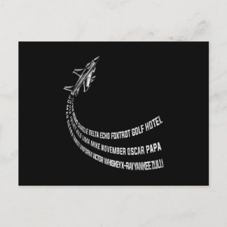 Airplane Airport Pilot Aankondigingskaart