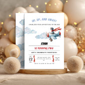 Airplane Birthday Invitation | Up Up and Away