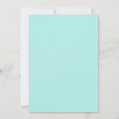 Airplane Birthday Party Personalized Invite Kaart (Achterkant)