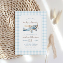 Airplane Boy-Baby shower