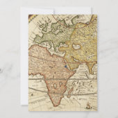 Airplane Boy Birthday  Invitation Kaart (Achterkant)