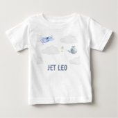 Airplane Boy Personalized T-Shirt for Kind (Voorkant)