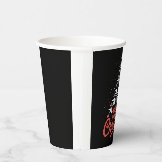 Airplane Christmas Tree Pilot Papieren Bekers (Rechts)