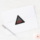 Airplane Christmas Tree Pilot Sticker (Envelop)