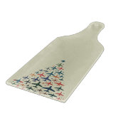 Airplane Christmas Tree Retro Pilot Flying Flight  Snijplank (Hoek)