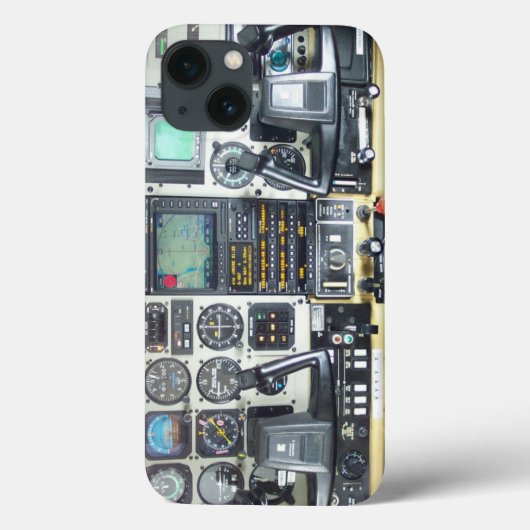 Airplane Cockpit iPhone Case Ideaal voor luchtvaar (Achterkant)