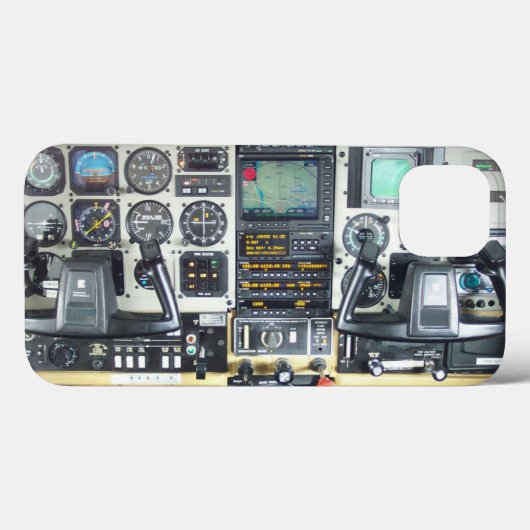 Airplane Cockpit iPhone Case Ideaal voor luchtvaar (Achterkant (horizontaal))