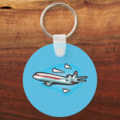 Airplane  Keychain (Achterkant)