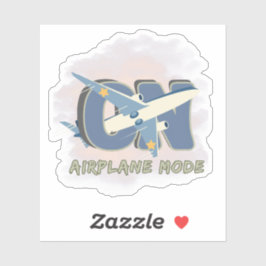 Airplane Mode ON– Funny Travel & Do Not Disturb Sticker