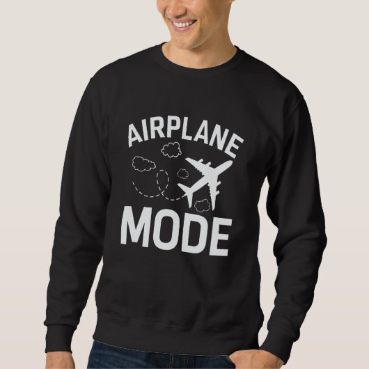 Airplane Mode Pilot Airplane Plane Aviation  26 Trui (Voorkant)