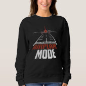 Airplane Mode Plane Aviator Aircraft Pilot Airplan Trui (Voorkant)