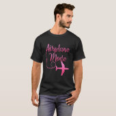 Airplane Mode Traveling Vacation For T-shirt (Voorkant volledig)
