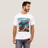 Airplane Painting - Gift for Aviation Enthusiasts T-shirt (Voorkant volledig)