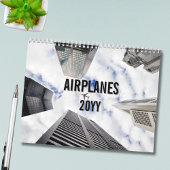 Airplane  Photo Pilot Aviator Fun Simple 12 Month Kalender