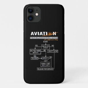 Airplane Pilot Aviation Trouble Shoog Guide Case-Mate iPhone Case