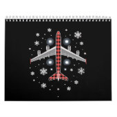 Airplane Plaid Christmas Pilot Kalender (Hoes)