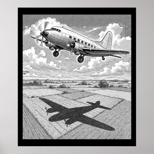 airplane poster (Voorkant)