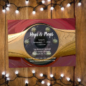 Airplane Propeller Hops and Props Hangar Party Kaart