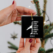 Airplane Retired Nato Phonetic Alphabet Aviation Keramisch Ornament