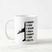 Airplane Retired Nato Phonetic Alphabet Aviation Koffiemok (Links)