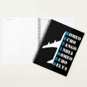Airplane Retired Nato Phonetic Alphabet Aviation Planner (Display)