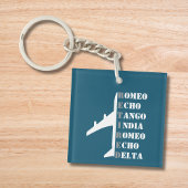 Airplane Retired Nato Phonetic Alphabet Aviation Sleutelhanger