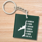 Airplane Retired Nato Phonetic Alphabet Aviation Sleutelhanger