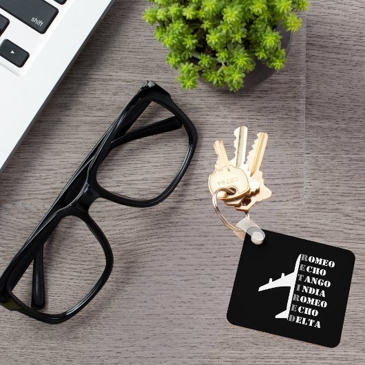 Airplane Retired Nato Phonetic Alphabet Aviation Sleutelhanger