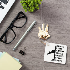 Airplane Retired Nato Phonetic Alphabet Aviation Sleutelhanger