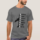 Airplane Retired Nato Phonetic Alphabet Aviation T-shirt (Voorkant)