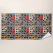 Airplane Silhouettes Strandlaken (Voorkant)