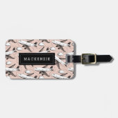 Airplane Sketch, op maat gemaakt Bagagelabel (Voorkant horizontaal)