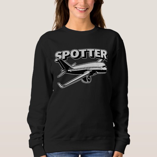 Airplane Spotter Pilot Aviator Flying Planes Trui (Voorkant)