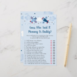 Airplane Stars Clouds raad wie zei dat het Baby wa