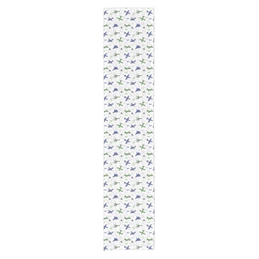 Airplane Table Runner Korte Tafelloper (Voorkant)