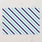 Airplane Time Capsule Baby Boy Shower 1 zaterdag Advieskaart (Achterkant)