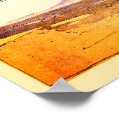 Airplane Waltz  Sheet Music Hoesje Poster (Hoek)