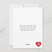 Airplane You're Plane Awesome Kids Valentine's Day Feestdagenkaart (Achterkant)